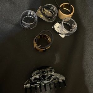 France luxe hair ties and clip